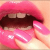 lips in pink