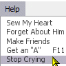 HELP stop crying