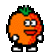 dancing orange