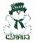 Snowman with Maggie name