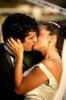 kissing bride n groom