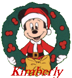 mickey merry christmas with kimberly on it