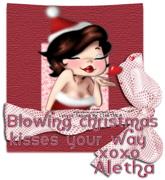 Aletha - blowing kisses girl