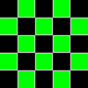 Black and Green checkers