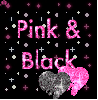 Pink and Black Icon