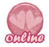 Online pink hearts