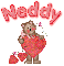 Neddy- teddy with heart