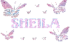 Sheila with Butterflies
