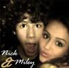 Nick and Miley