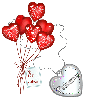 Balloons and necklace- Valentine