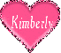 pink heart with name Kimberly
