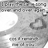 i play the same song