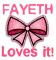 Fayeth Loves it!