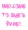 Welcome To Sue's Page