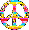 animated rainbow peace sign