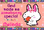 Melinda- God made you special