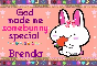 Brenda- God made me special