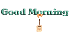 Good Morning Coffee Cup Dangler