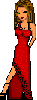 Brunette in Red Dress 2
