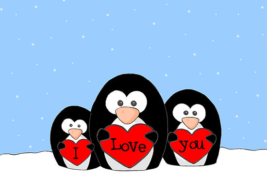 penguin i love you