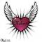 Heart with wings Melanie
