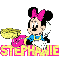 Stephanie Lounge'n Minnie Mouse