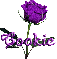 purple rose cookie