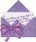 purple envelope with hugs Loida