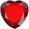 Ruby Crystal Heart
