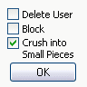 crush into small pieces