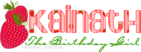 KAINATH=BIRTHDAY GIRL