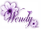 Purple Flower - Wendy