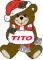 Christmas Teddy Bear - Tito