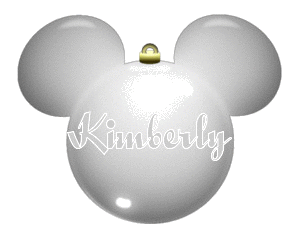 mickey christmas bulb with kimberly