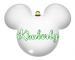 mickey bulb with the name kimberly