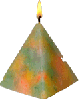 pyramid candle