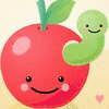 apple and worm avatar