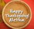 Happy Thanksgiving, Aletha!