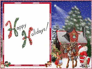happy holidays text