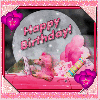 pink poodle happy birthday
