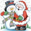snowman and santa avatar