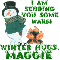 Warm Winter Hugs - Maggie