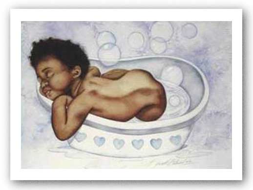 baby in bath