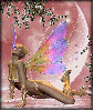 fairy with rainbow wings