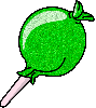 Green lollipop