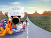 Mickey Mouse - to New York