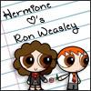 hermione loves ron!!
