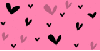 pink hearts!