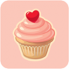 cupcake heart
