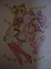 Sailor Moon and Sailor Mini Moon